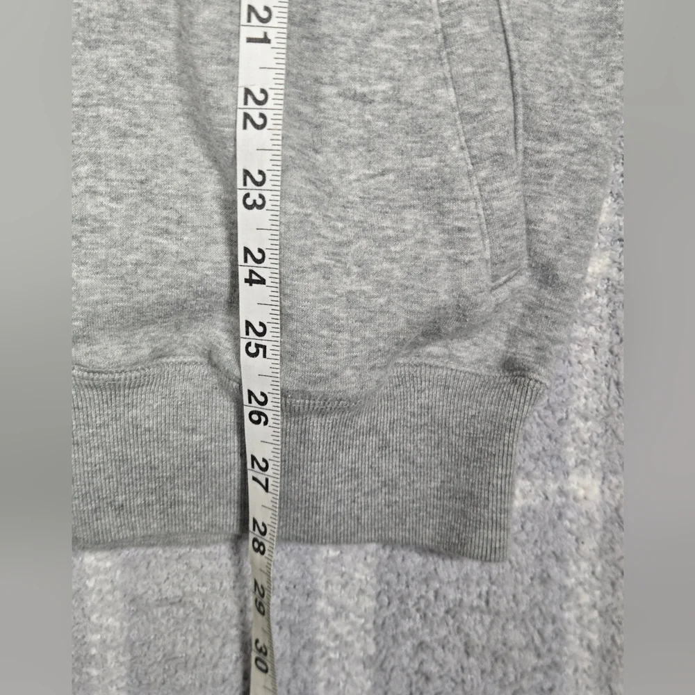 Nike Air Jordan Hoodie Men's Gray Full Zip Fleece Hoodie Embroidered Jumpman XXL